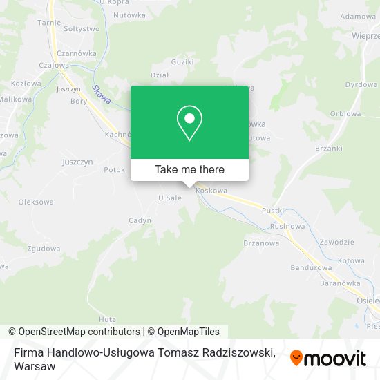 Firma Handlowo-Usługowa Tomasz Radziszowski map