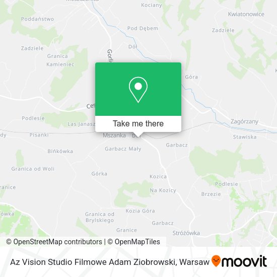 Az Vision Studio Filmowe Adam Ziobrowski map