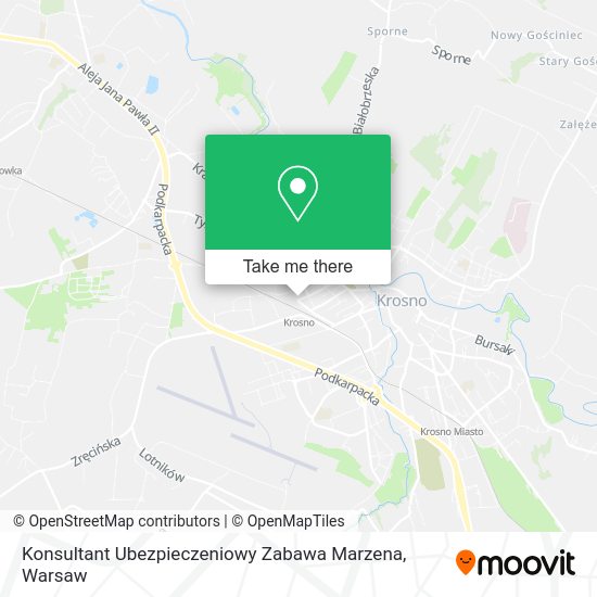 Konsultant Ubezpieczeniowy Zabawa Marzena map