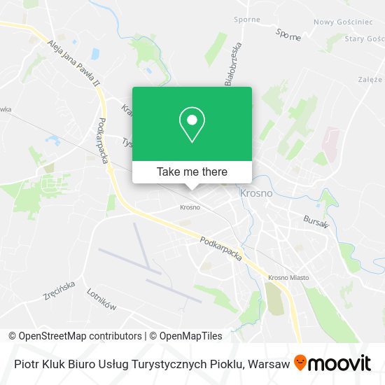 Piotr Kluk Biuro Usług Turystycznych Pioklu map