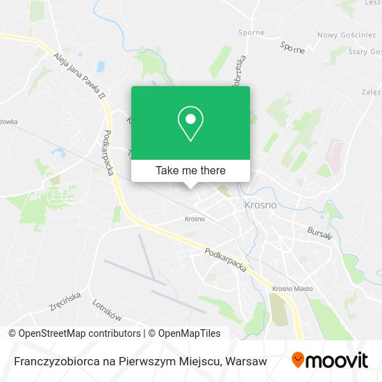 Franczyzobiorca na Pierwszym Miejscu map