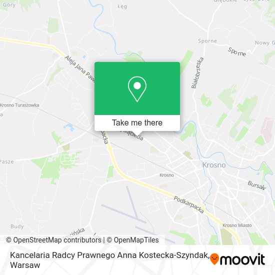 Kancelaria Radcy Prawnego Anna Kostecka-Szyndak map