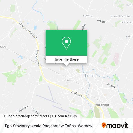 Карта Ego Stowarzyszenie Pasjonatów Tańca