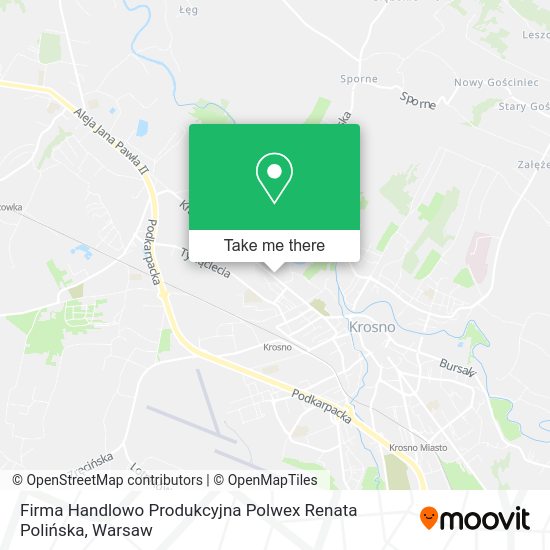 Firma Handlowo Produkcyjna Polwex Renata Polińska map