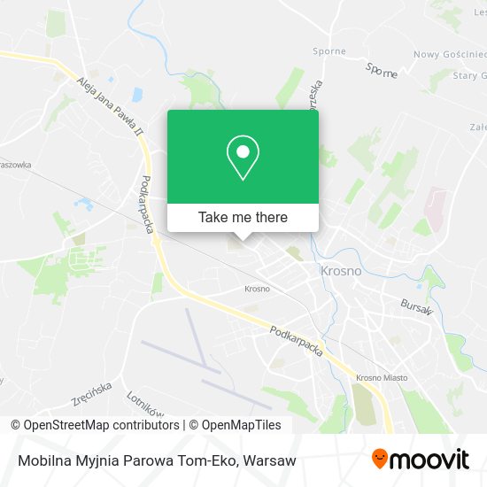 Mobilna Myjnia Parowa Tom-Eko map