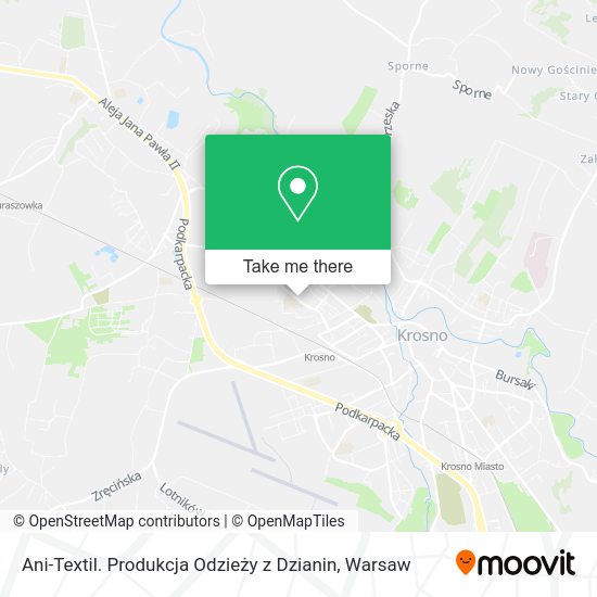 Ani-Textil. Produkcja Odzieży z Dzianin map