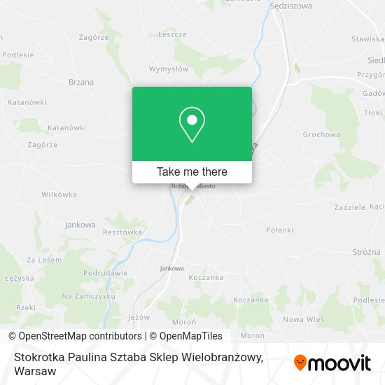 Stokrotka Paulina Sztaba Sklep Wielobranżowy map