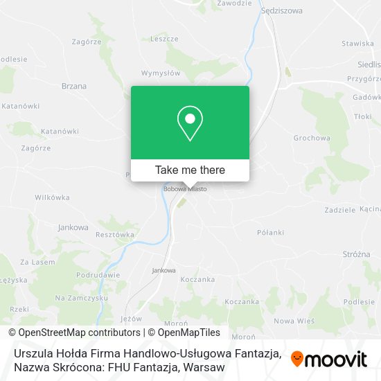 Urszula Hołda Firma Handlowo-Usługowa Fantazja, Nazwa Skrócona: FHU Fantazja map