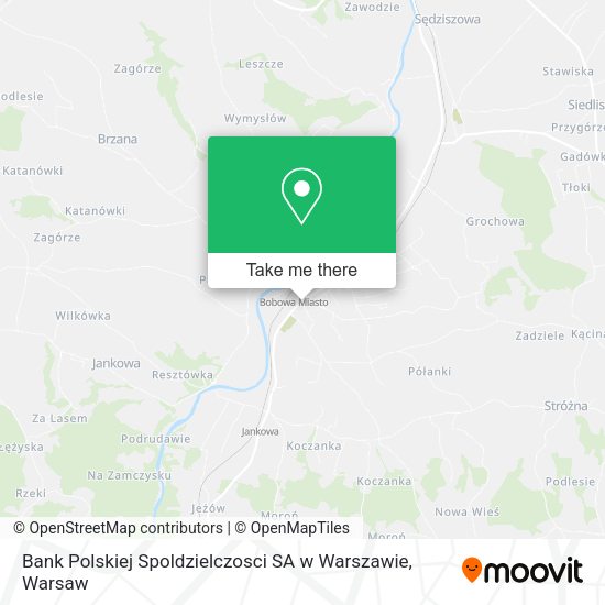 Bank Polskiej Spoldzielczosci SA w Warszawie map