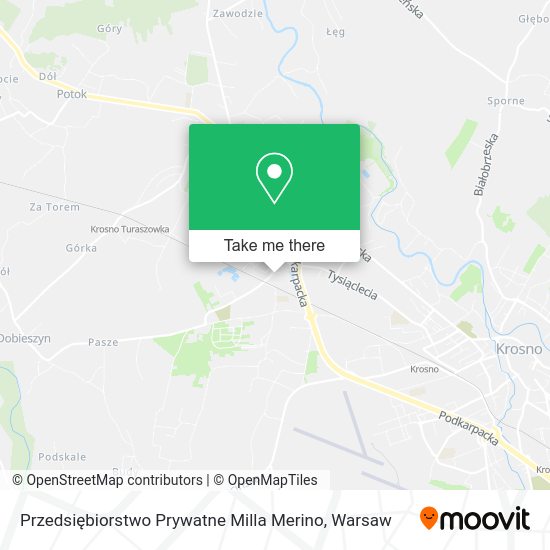 Przedsiębiorstwo Prywatne Milla Merino map