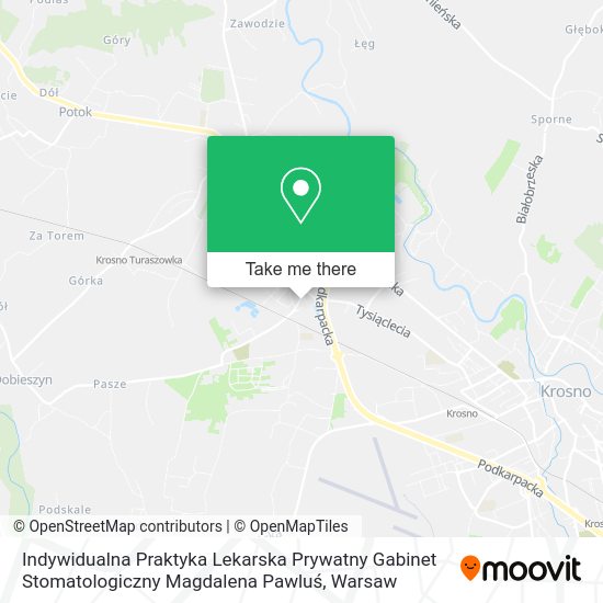 Indywidualna Praktyka Lekarska Prywatny Gabinet Stomatologiczny Magdalena Pawluś map