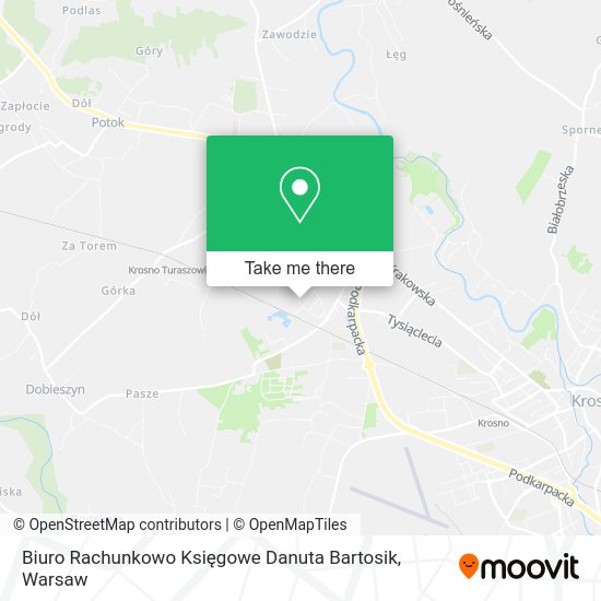 Biuro Rachunkowo Księgowe Danuta Bartosik map