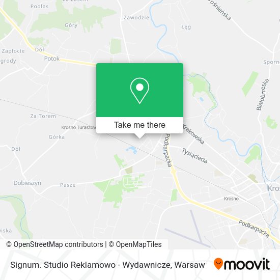 Signum. Studio Reklamowo - Wydawnicze map