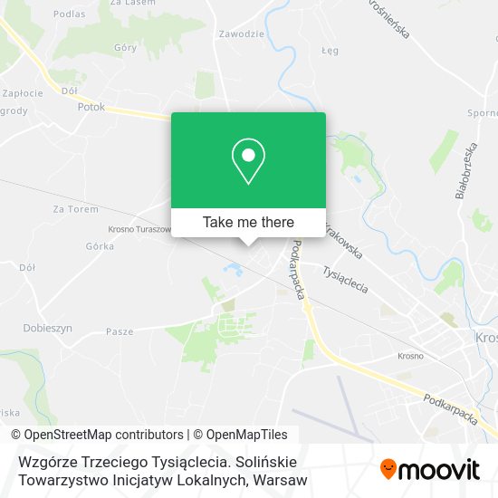 Wzgórze Trzeciego Tysiąclecia. Solińskie Towarzystwo Inicjatyw Lokalnych map