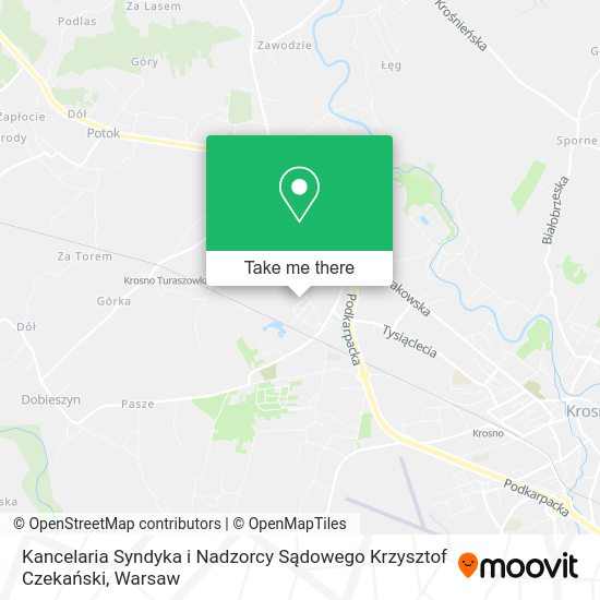 Kancelaria Syndyka i Nadzorcy Sądowego Krzysztof Czekański map