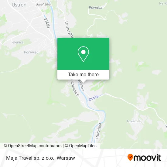 Карта Maja Travel sp. z o.o.