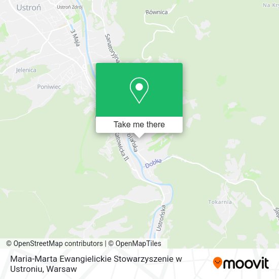 Maria-Marta Ewangielickie Stowarzyszenie w Ustroniu map