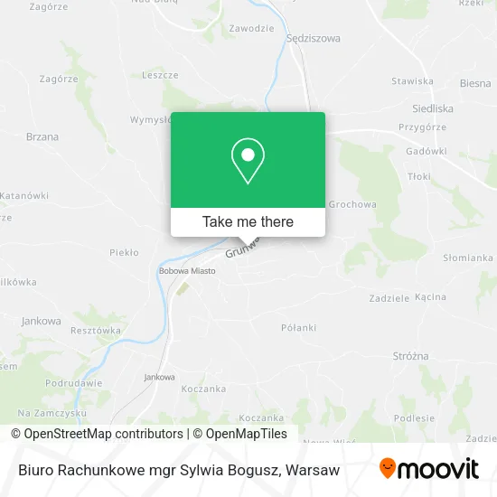 Карта Biuro Rachunkowe mgr Sylwia Bogusz
