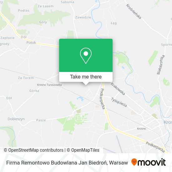 Карта Firma Remontowo Budowlana Jan Biedroń