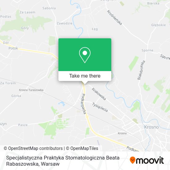 Specjalistyczna Praktyka Stomatologiczna Beata Rabaszowska map