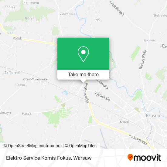 Elektro Service Komis Fokus map