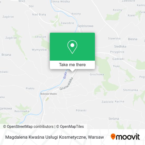 Magdalena Kwaśna Usługi Kosmetyczne map