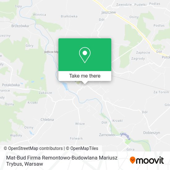 Mat-Bud Firma Remontowo-Budowlana Mariusz Trybus map