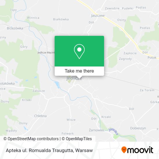 Apteka ul. Romualda Traugutta map