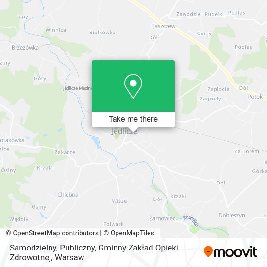 Samodzielny, Publiczny, Gminny Zakład Opieki Zdrowotnej map