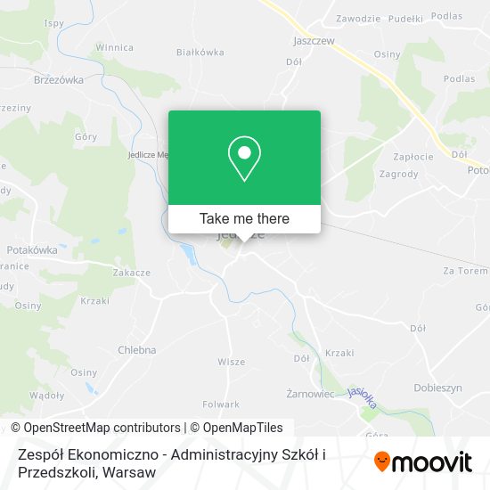 Zespół Ekonomiczno - Administracyjny Szkół i Przedszkoli map