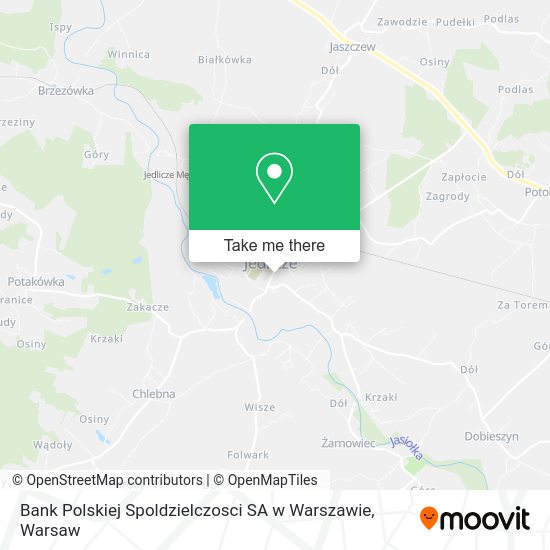 Bank Polskiej Spoldzielczosci SA w Warszawie map