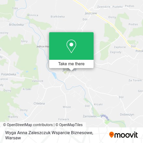 Wyga Anna Zaleszczuk Wsparcie Biznesowe map