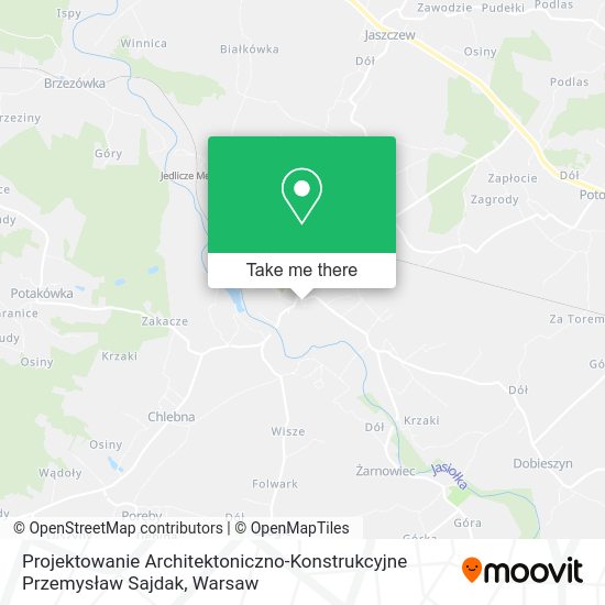 Projektowanie Architektoniczno-Konstrukcyjne Przemysław Sajdak map