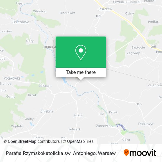 Parafia Rzymskokatolicka św. Antoniego map