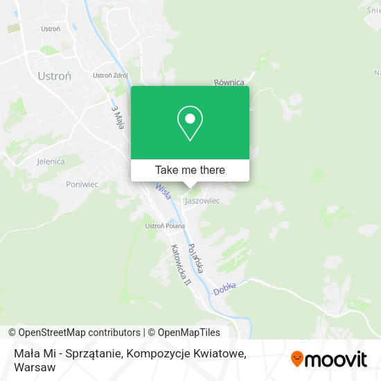 Mała Mi - Sprzątanie, Kompozycje Kwiatowe map