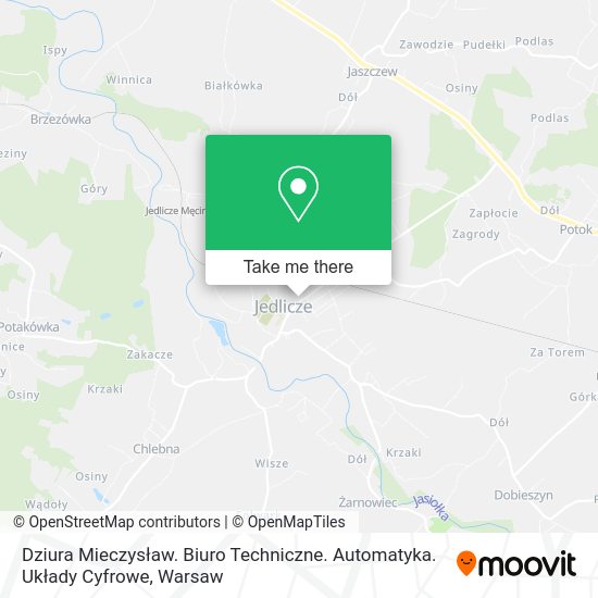 Dziura Mieczysław. Biuro Techniczne. Automatyka. Układy Cyfrowe map