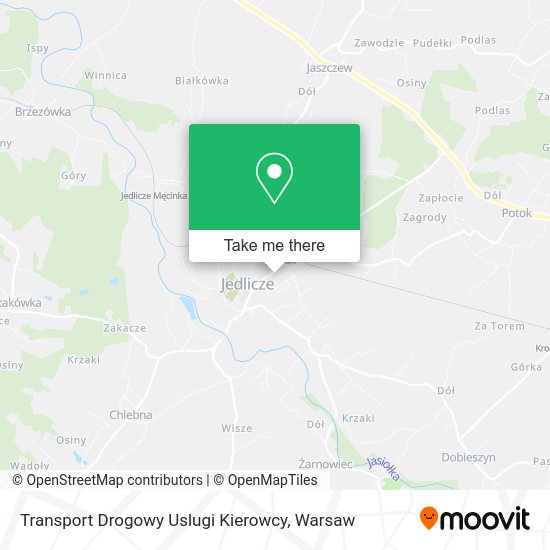 Карта Transport Drogowy Uslugi Kierowcy