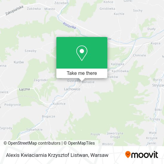 Alexis Kwiaciarnia Krzysztof Listwan map