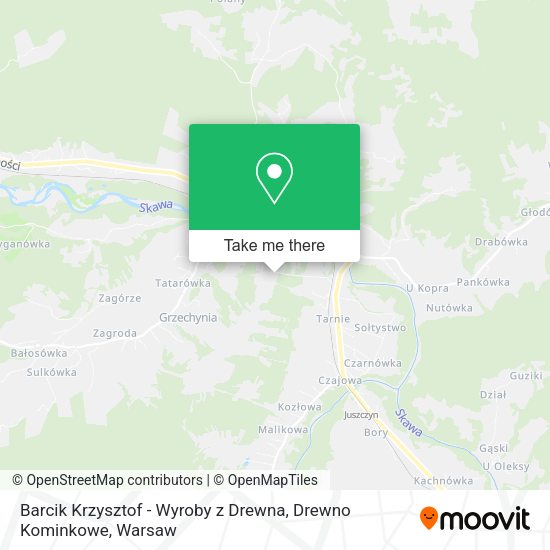 Barcik Krzysztof - Wyroby z Drewna, Drewno Kominkowe map