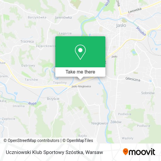 Uczniowski Klub Sportowy Szóstka map