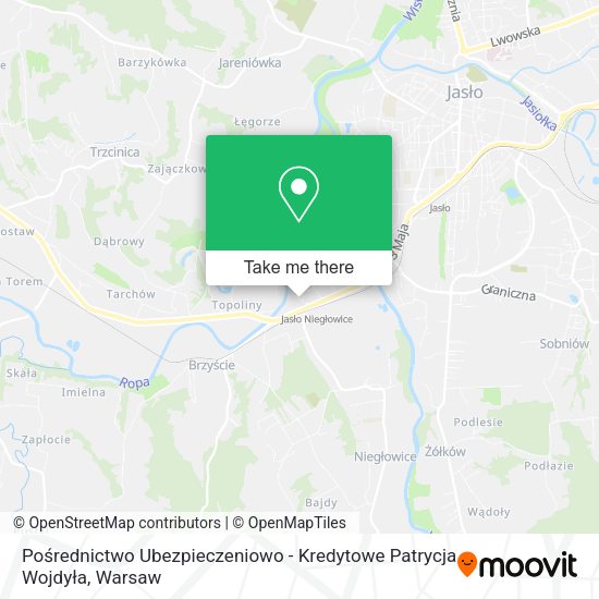 Pośrednictwo Ubezpieczeniowo - Kredytowe Patrycja Wojdyła map