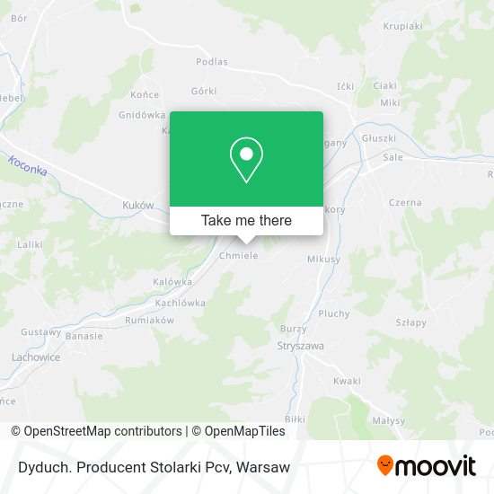 Dyduch. Producent Stolarki Pcv map