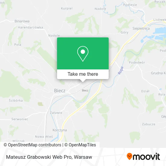 Карта Mateusz Grabowski Web Pro