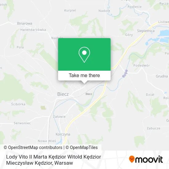Карта Lody Vito II Marta Kędzior Witold Kędzior Mieczysław Kędzior