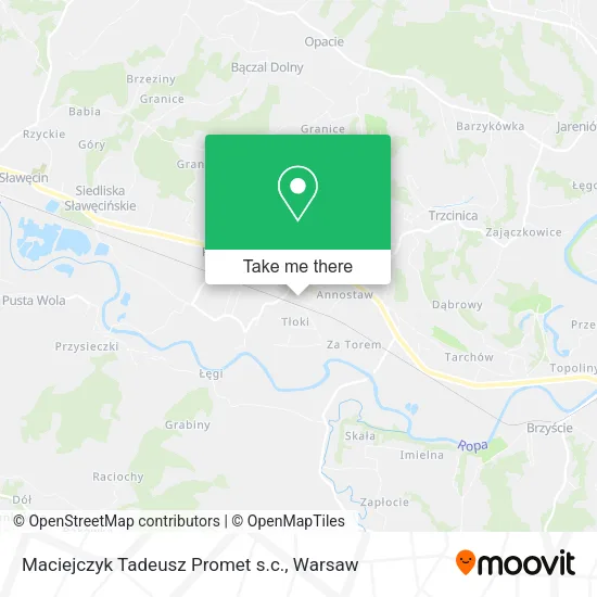 Карта Maciejczyk Tadeusz Promet s.c.