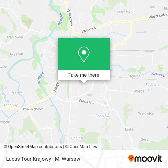 Lucas Tour Krajowy i M map