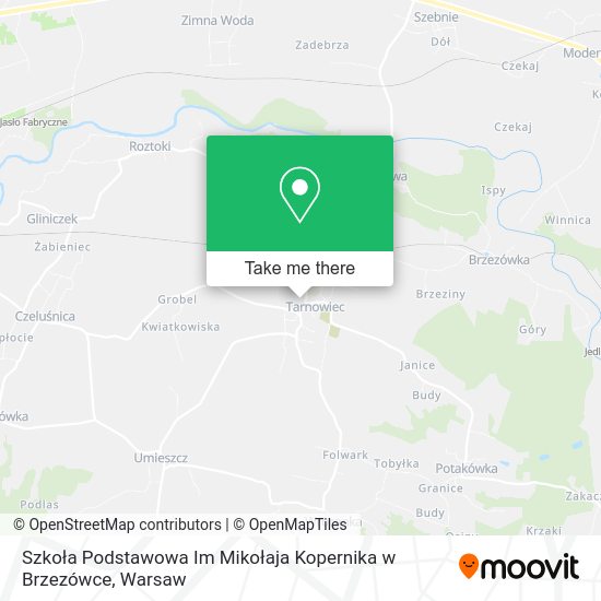 Szkoła Podstawowa Im Mikołaja Kopernika w Brzezówce map