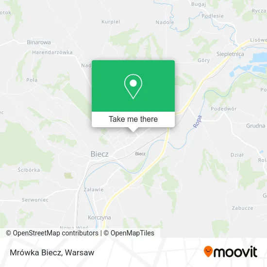 Карта Mrówka Biecz