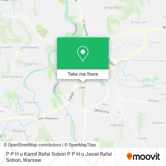 Карта P P H u Kamil Rafal Sobon P P H u Jasiel Rafal Sobon