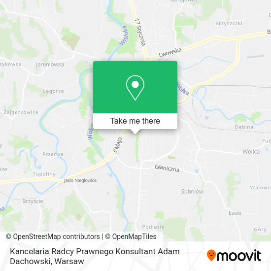 Kancelaria Radcy Prawnego Konsultant Adam Dachowski map